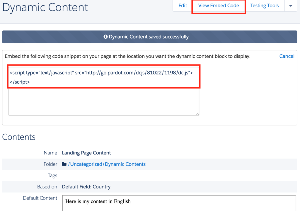 How to Embed Dynamic Content