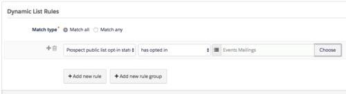 Account Engagement now allows Dynamic List Segmentation based on Public List Opt-in Status
