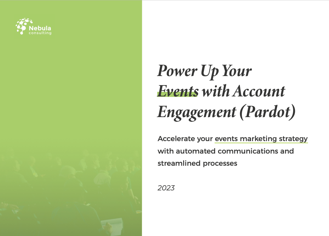 Download our guide to manage events with Account Engagement (Pardot)