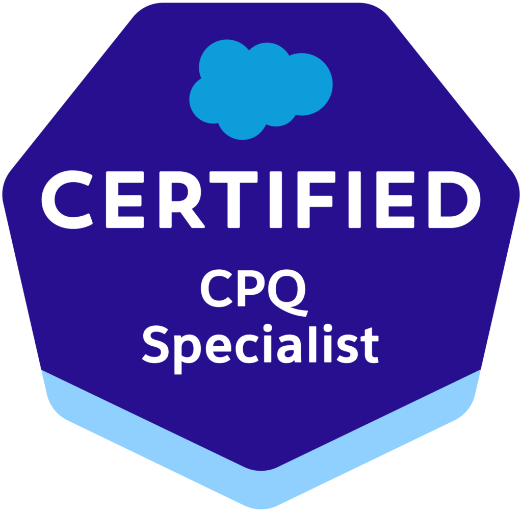 Certification Logo *Certified CPQ Specialist