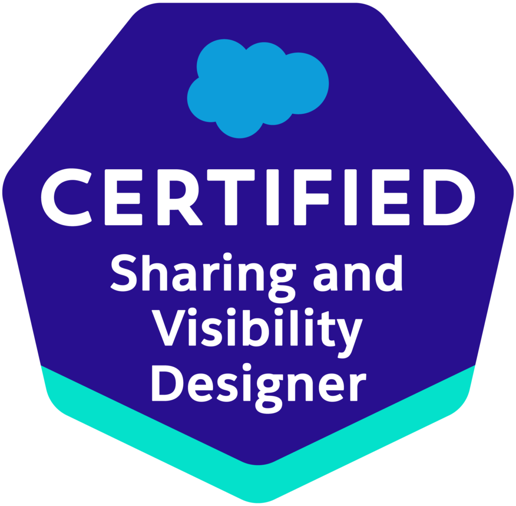 Certification Logo *Certified Sharing and Visibility Designer