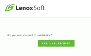 are you sure you want to unsubscribe?
