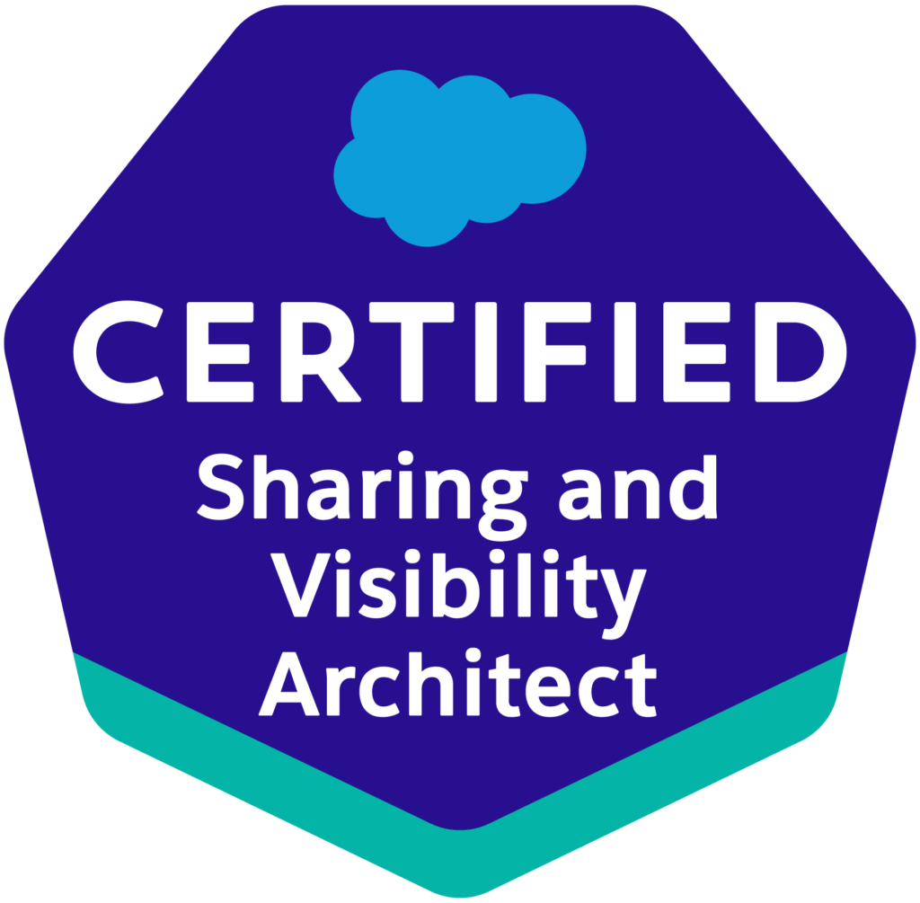 Certification Logo* Certified Sharing and Visibility Architect