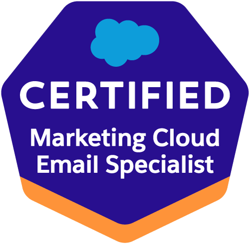 Certification Logo* Marketing Cloud Email Specialist