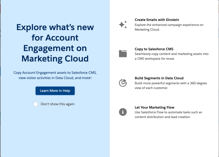 Marketing Cloud for Account Engagement customers – What, How and Why?